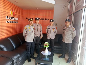 Jamin kondusifitas Kamtibmas Jelang Pilkada 2024, Polres Bontang laksanakan Pengamanan Optimal di Kantor Bawaslu Kota Bontang