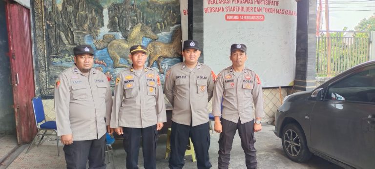 Pengamanan Optimal Kantor Bawslu, Wujud Kesiapan Polres Bontang dalam menciptakan Pilkada yang aman dan kondusif