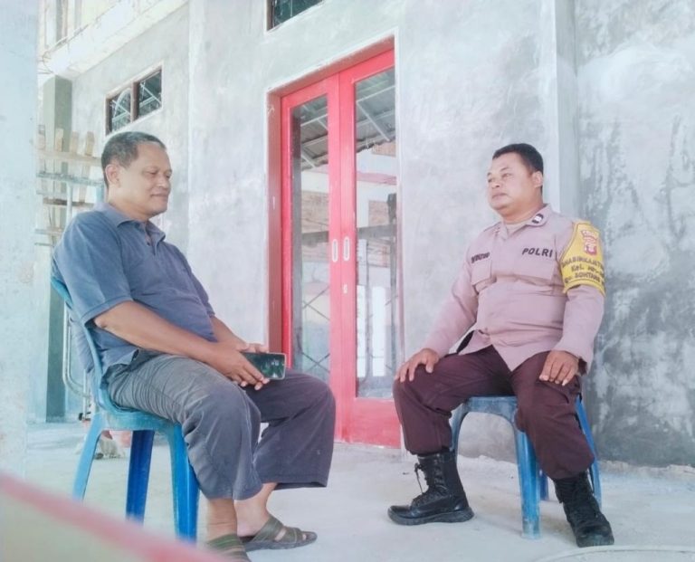 Bhabinkamtibmas Kelurahan Api Api Gelar Cooling System Jelang Pilkada 2024 Bersama Tokoh Masyarakat
