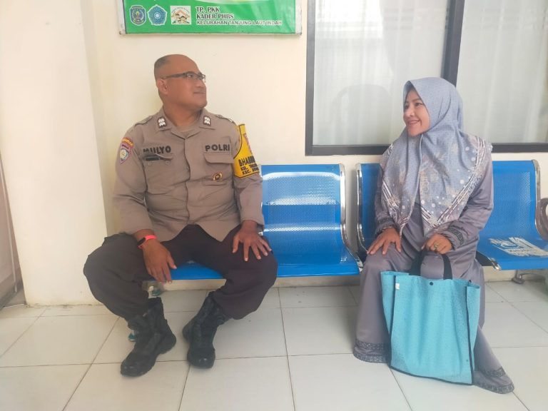 Cipta Kondisi wilayah binaan, Bhabinkamtibmas Tanjung Laut Indah Gelar Cooling System Jelang Pilkada 2024