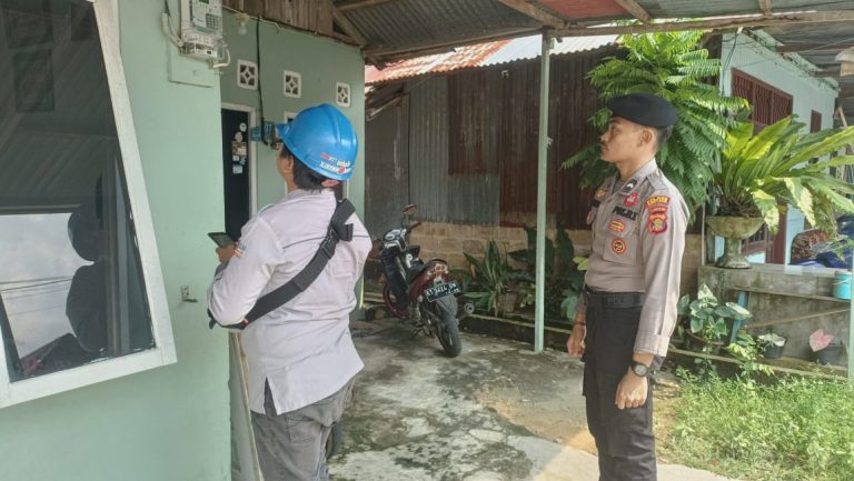 Polres Bontang Laksanakan Pendampingan P2TL PLN untuk Penertiban Kegiatan Pemantauan Energi Listrik Kota Bontang