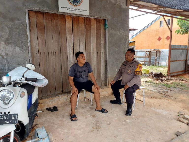 Dekat dengan Masyarakat, Bhabinkamtibmas Tanjung Laut gelr  Cooling System dan dialog kamtibmas bersama warga binaan