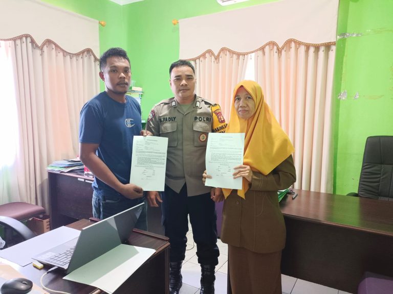 Langkah Problem Solving, Bhabinkamtibmas Bontang Lestari Mediasi Penyelesaian Masalah Hutang-Piutang Warga Binaan