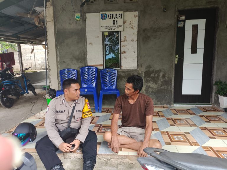 Bhabinkamtibmas Kelurahan Bontang Lestari Laksanakan Cooling System Pasca Sidang Pleno Pilkada 2024