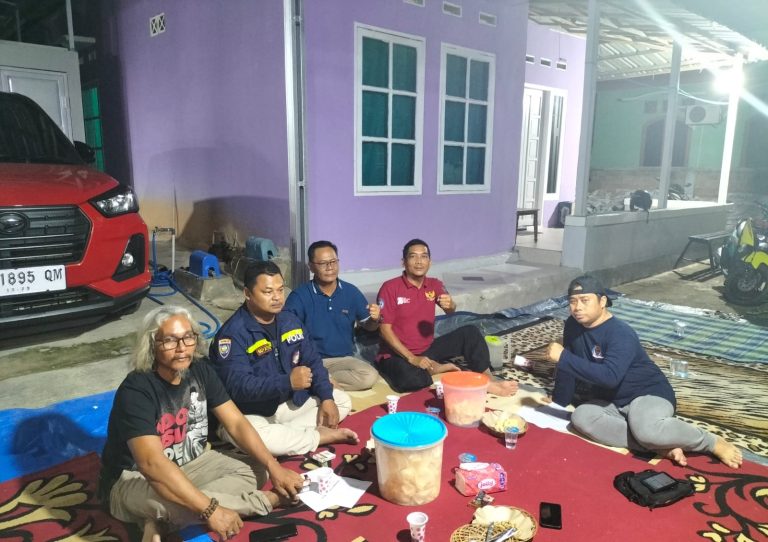 Bhabinkamtibmas Kelurahan Api-api Laksanakan Cooling System dan Silaturahmi dengan Pengurus FKPM