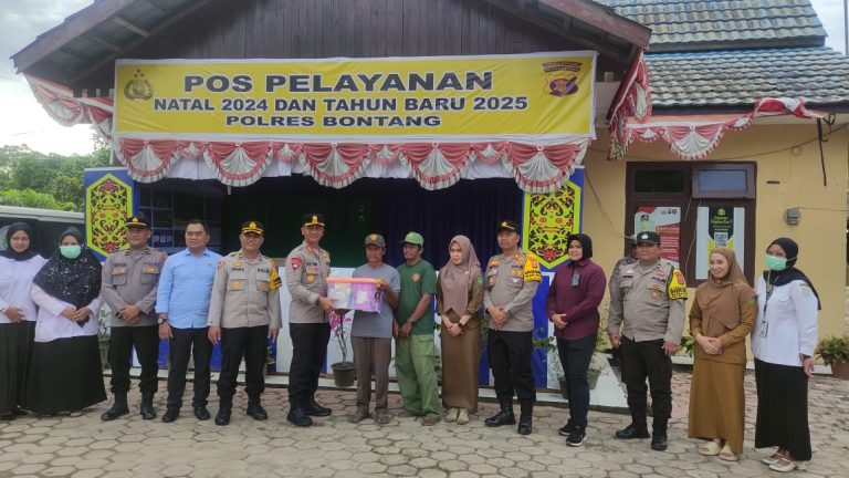 Cek Kesiapan, Kapolres Bontang laksanakan Pengecekan Pos Pelayanan Nataru 2025 di Kecamatan Marangkayu dan Muara Badak
