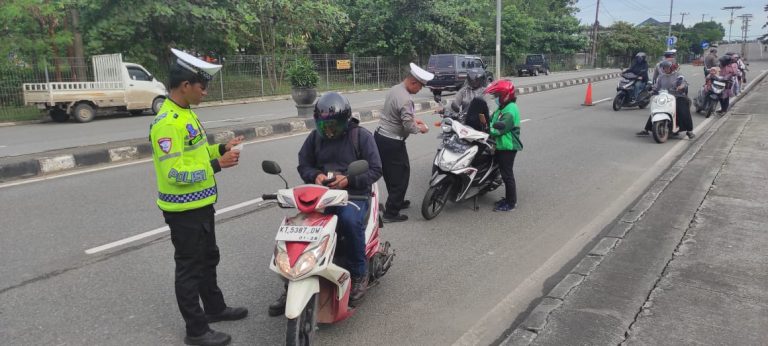 14 Hari Pelaksanaan Operasi Keselamatan 2025 Polres Bontang : Laka Lantas Nihil 873 Pelanggar