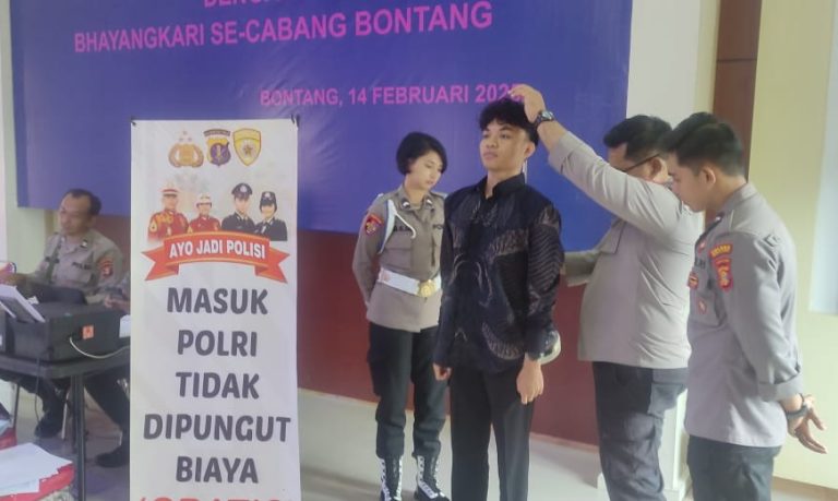 Animo Pendaftaran Dan Verifikasi Penerimaan Calon Siswa Diktuk Polri TA 2025 : 58 Pendaftar