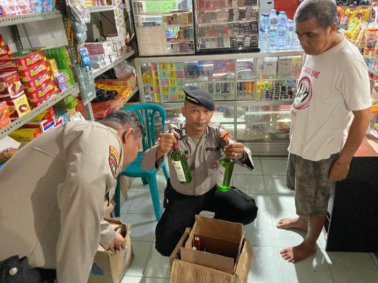 Jelang Ramadhan : Polres Bontang Tertibkan Peredaran Miras Ilegal