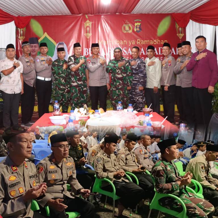 TNI-Polri Dan Pemerintah Solid : Kapolres Bontang Gelar Buka Puasa Bersama