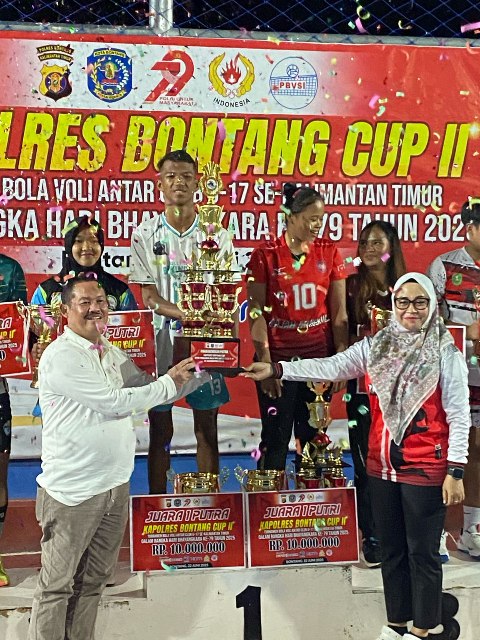 Kapolres Bontang Cup II 2025 Resmi Ditutup : Gaungkan Semangat Sportivitas dan Pererat Silaturahmi Masyarakat Kalimantan Timur