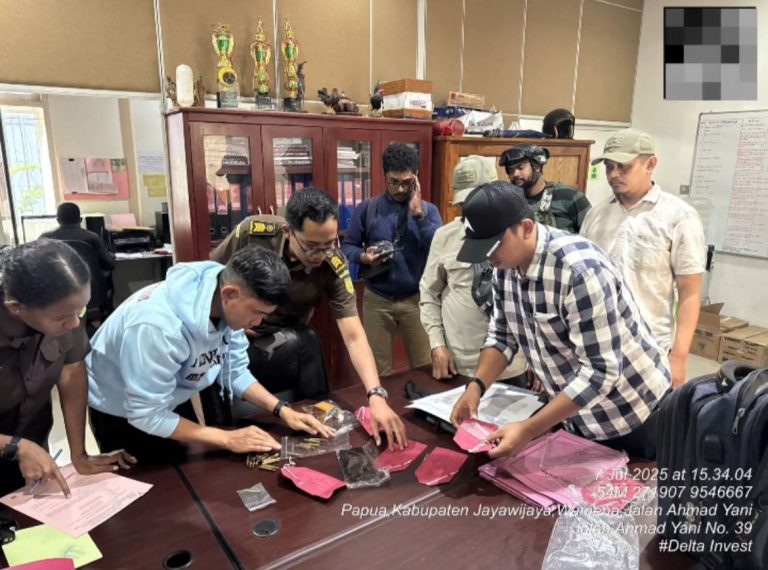 Dua Oknum Terlibat Jual-Beli Amunisi, Satgas Ops Damai Cartenz Lakukan Proses Hukum Tahap II