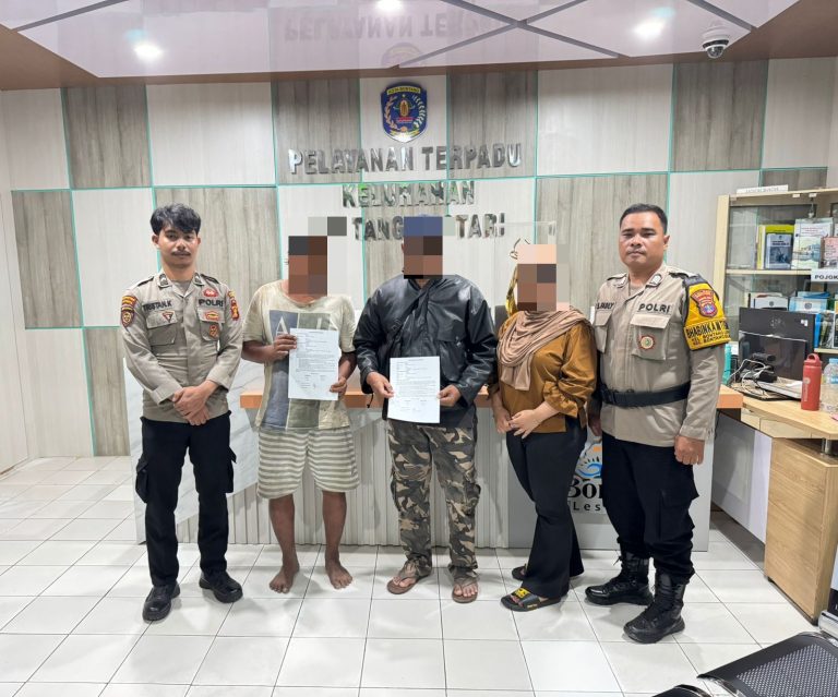Bhabinkamtibmas Kelurahan Bontang Lestari gelar problem solving Selesaikan Permasalahan Pencurian Kayu Ulin 