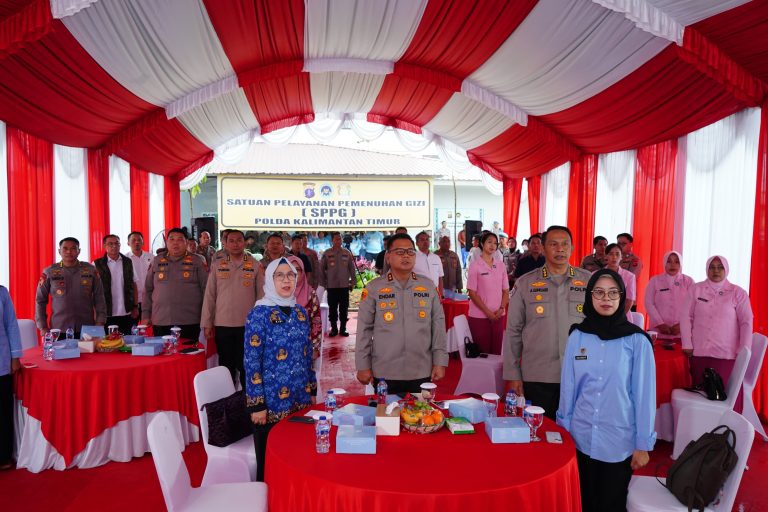 Kapolri Resmikan Serentak SPPG, Polda Kaltim Siap Dukung Program Makan Bergizi Gratis Presiden