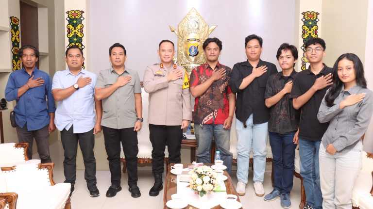 Kapolres Bontang Terima Kunjungan Silaturahmi Himpunan Mahasiswa Bontang Cabang Balikpapan