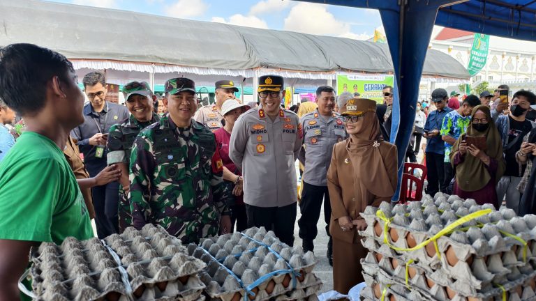 Kapolres Bontang Hadiri Kegiatan Gerakan Pangan Murah Kota Bontang, Wujud Sinergi Pemerintah dan Kepolisian dalam Menjaga Stabilitas Pangan