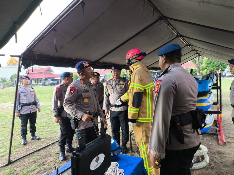 Antisipasi Karhutla, Sat Brimob Polda Kaltim Gelar Apel Kesiapsiagaan Personel