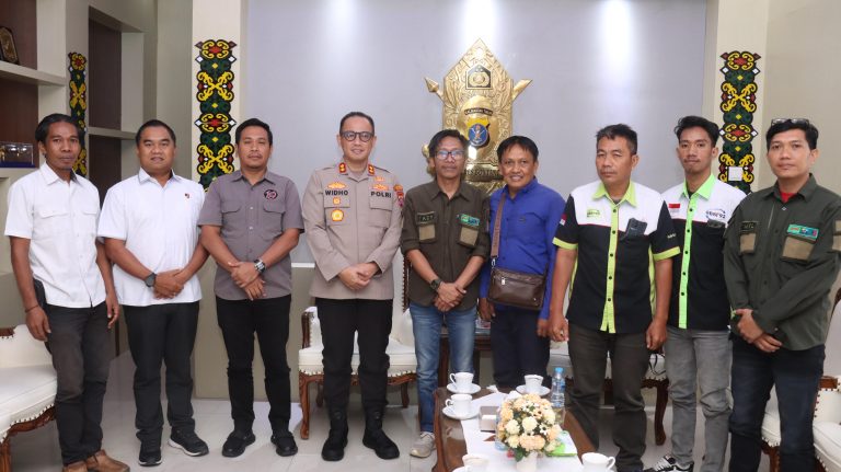 Jalin Sinergi dan Antisipasi Isu Ketenagakerjaan : Kapolres Bontang Terima Audiensi FSP KEP Kota Bontang