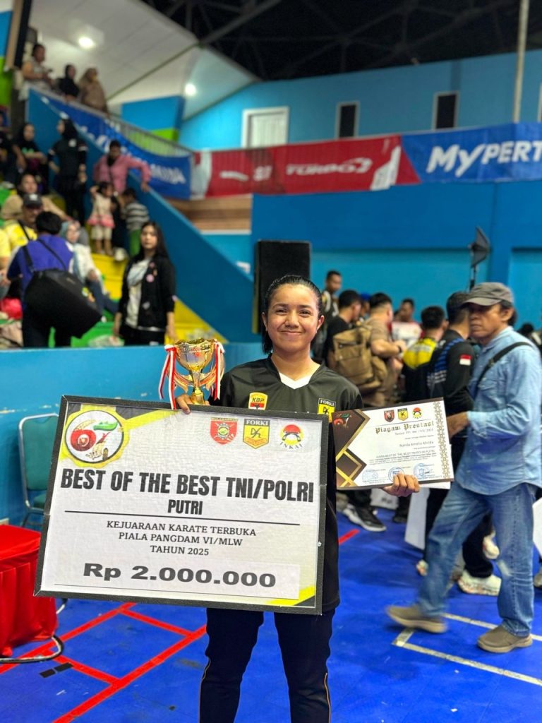 Personel Polda Kaltim Sabet Empat Gelar Bergengsi di Kejuaraan Karate Terbuka Piala Pangdam VI/Mulawarman