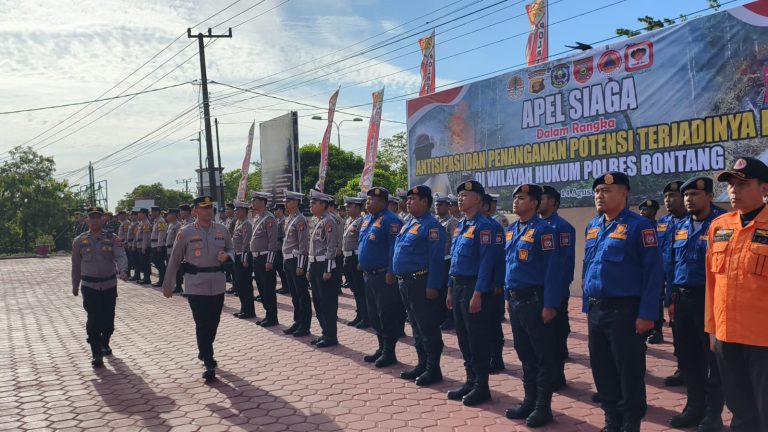 Polres Bontang Gelar Apel Siaga Penanggulangan Karhutla Tahun 2025