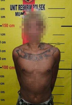 Pemuda Bawa Sajam dan Berbuat Onar : Diamankan Polisi di Muara Badak