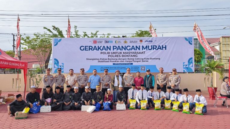Polri untuk Masyarakat, Polres Bontang Gelar Gerakan Pangan Murah sediakan kebutuhan pokok dengan harga terjangkau