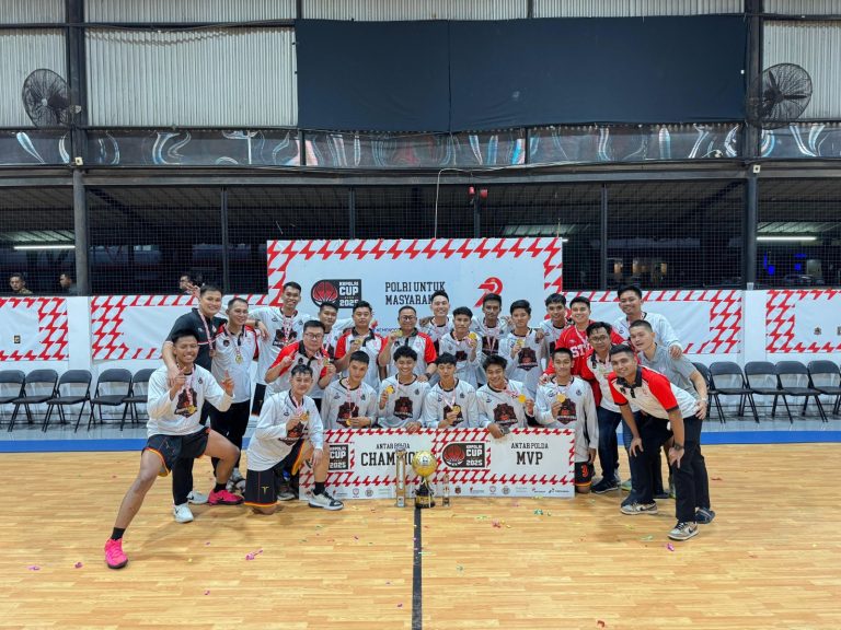 Tim Basket Polda Kaltim Raih Juara Kapolri Cup 2025 Antar Polda