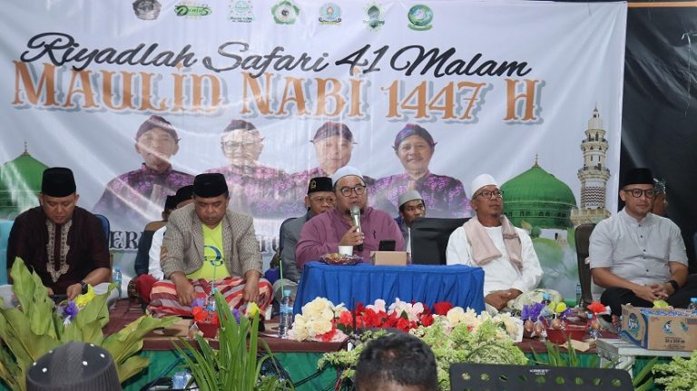 Kapolres Bontang hadiri Riyadlah Safari Maulid Nabi 1447 H di Masjid Jamiatul Hikmah