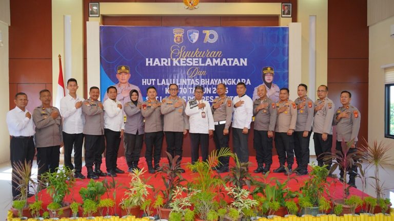 Polres Bontang Gelar Syukuran Hari Keselamatan dan HUT Lalu Lintas Bhayangkara ke-70 Tahun 2025