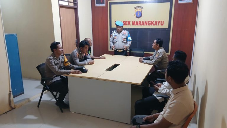 Polsek Marang Kayu Gelar Sosialisasi Pengawasan PNPP untuk Meningkatkan Disiplin dan Profesionalisme