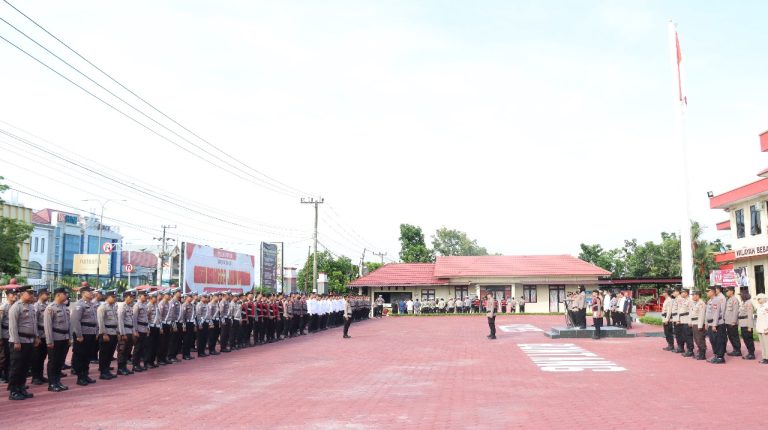 Waka Polres Bontang Pimpin Apel Siaga : Pastikan Kesiapan Personel Hadapi Dinamika Nasional