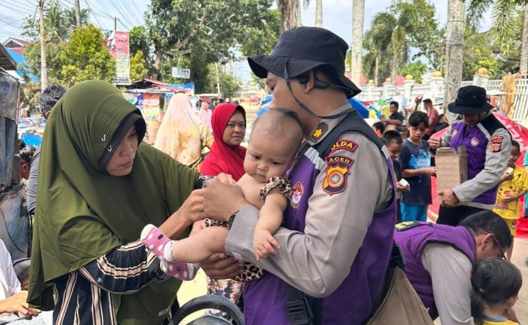 Tim Trauma Healing Polri Beri Dukungan Psikososial bagi Korban Banjir di Aceh Tamiang