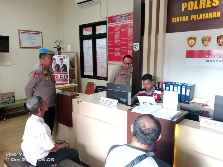 Supervisi Kapolres : Pastikan Layanan Publik Makin Cepat, Mudah & Humanis