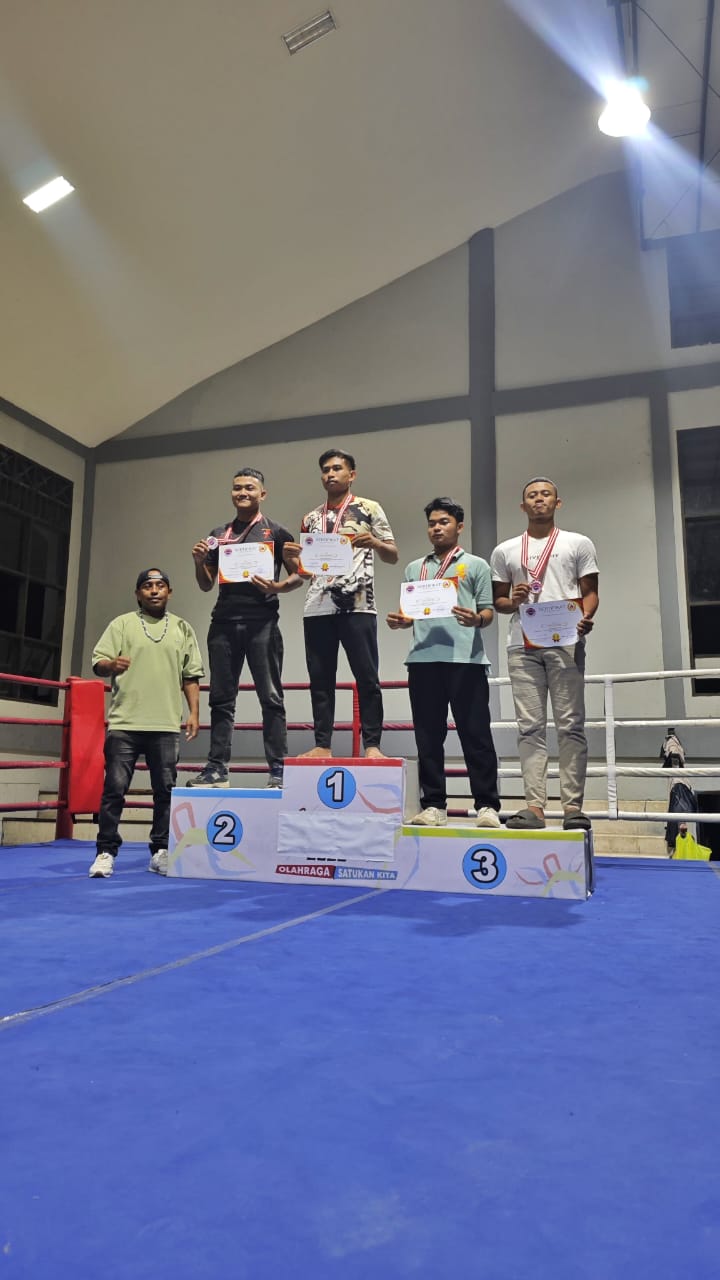 Ukir Prestasi, Personel Batalyon B Pelopor Sat Brimob Polda Kaltim Raih Juara Kedua di Ajang Praporprov Kickboxing