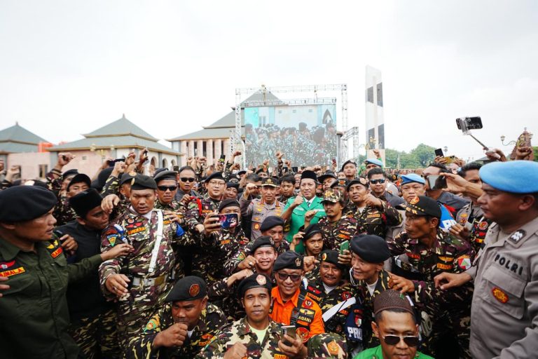 Kapolri Pimpin Apel Kebangsaan, Lepas Ribuan Kader Banser Amankan Nataru