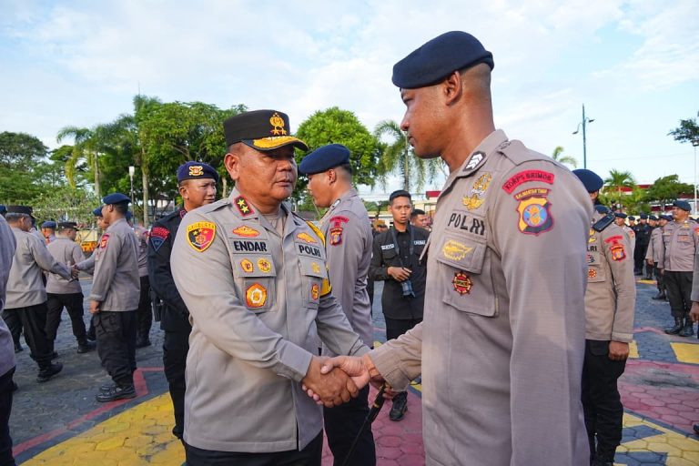 Misi Kemanusiaan, Polda Kaltim Berangkatkan 100 Personel Sat Brimob BKO ke Aceh