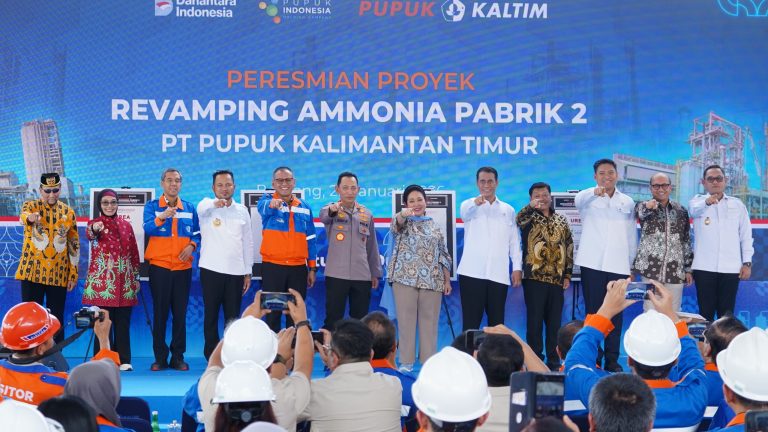 Kapolri dan Komisi IV DPR RI Resmikan Revamping Amoniak Pabrik 2 PT. Pupuk Kaltim