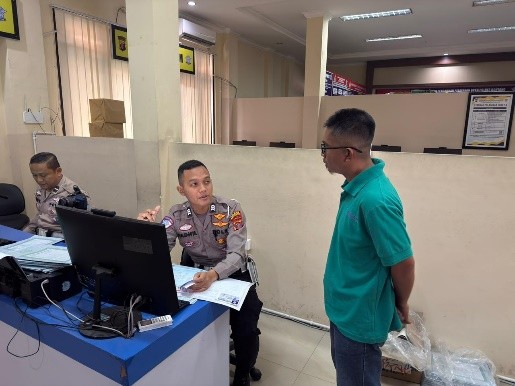 Satlantas Polres Bontang Sosialisasi Mekanisme Penerbitan SIM