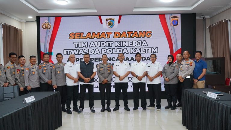 Audit Kinerja Itwasda Polda Kaltim tahap I Tahun 2025 di Polres Bontang