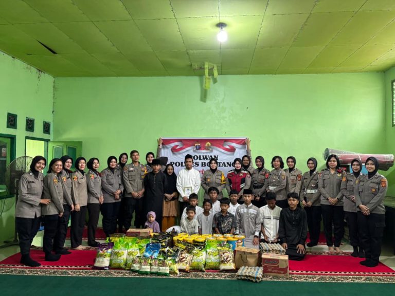Polwan Polres Bontang Gelar Bakti Sosial dan Berbagi di Panti Asuhan Al-Haq