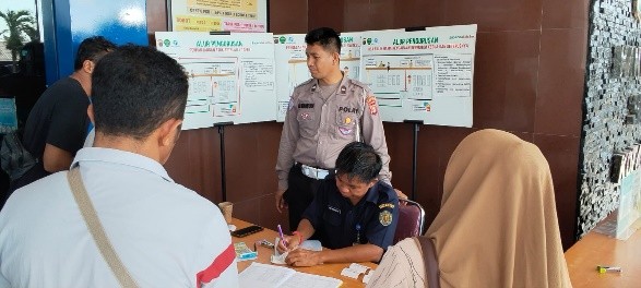Satlantas Polres Bontang Gelar Sosialisasi Penerbitan STNK, Pastikan Warga Paham Alur Layanan Samsat
