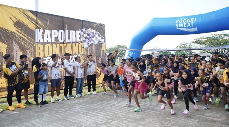 Ramaikan Kapolres Bontang Fun Run 2026, 534 Pelari ikuti Flag Off 5K di Stadion Bessai Berinta Sambut HUT Bhayangkara ke-80