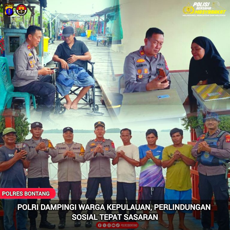 Polri Dampingi Warga Kepulauan, Perlindungan Sosial Tepat Sasaran*