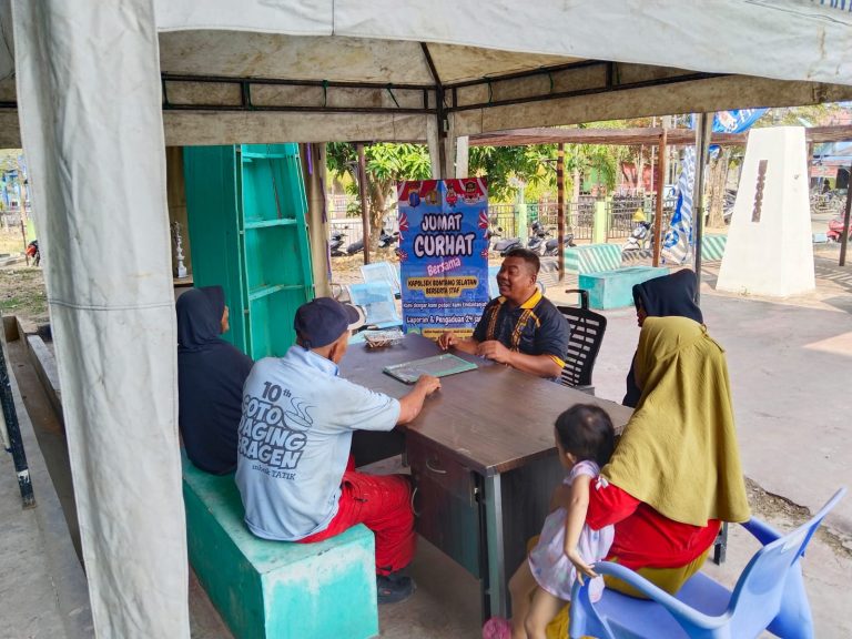 Jumat Curhat di Berbas Pantai, Polri Ajak Warga Bijak Bermedia Sosial